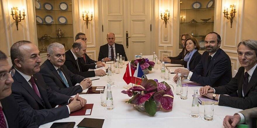 Başbakan Yıldırım, Fransa Başbakanı Philippe İle Görüştü
