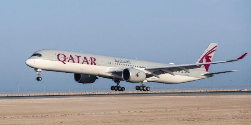"Dünyanın En Güçlü Uçağı" Airbus A350-1000 Katar'da