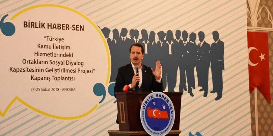 Memur-Sen Genel Başkanı Yalçın’dan, çalışma barışı ve sosyal diyalog vurgusu