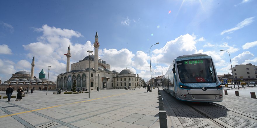 Konya'da bir yılda 84 milyon yolcu taşındı   