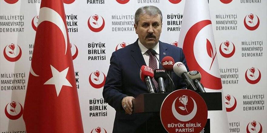 Bbp Genel Başkanı Destici'den Yunanistan'a Bayrak Tepkisi