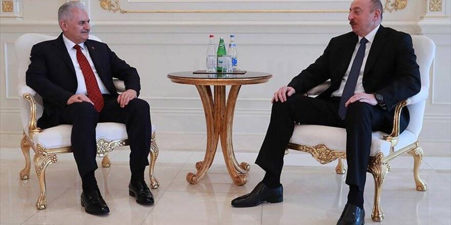Başbakan Yıldırım, Azerbaycan Cumhurbaşkanı Aliyev İle Görüştü