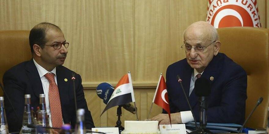 Tbmm Başkanı Kahraman, Irak Temsilciler Meclisi Başkanı Cuburi İle Görüştü