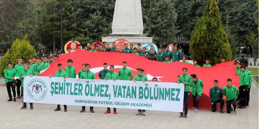 Konyaspor Akademisi 18 Mart etkinliklerine katıldı