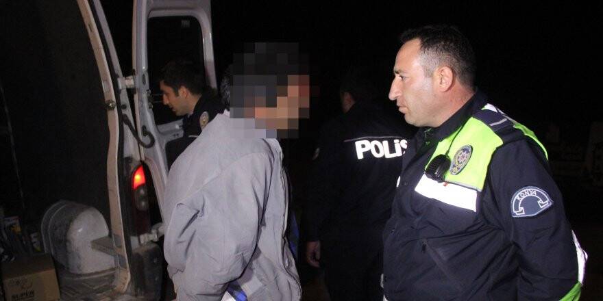 Polisten 20 kilometre kaçtı, yakalanınca “görmedim” dedi 