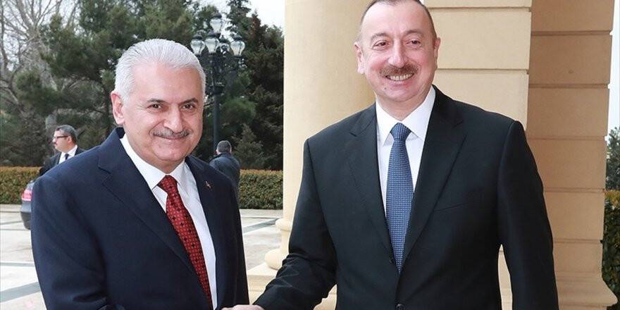 Başbakan Yıldırım'dan Aliyev'e Tebrik