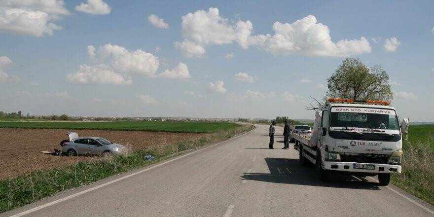 Kulu’da otomobil takla attı:7 yaralı 