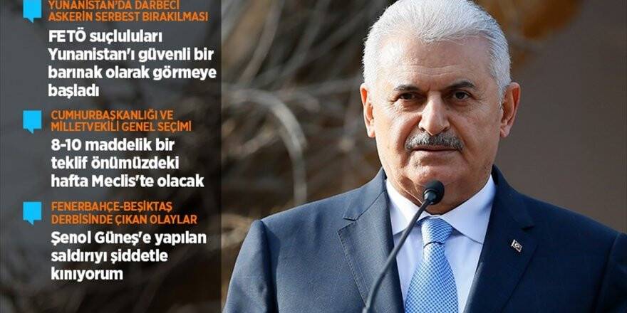 Başbakan Yıldırım: Seçimi İlgilendiren 8-10 Maddelik Teklif Haftaya Meclis'te