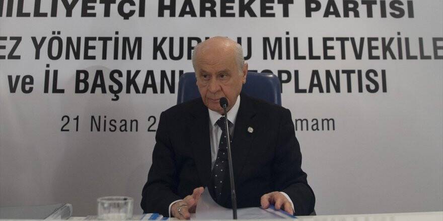 Mhp Genel Başkanı Bahçeli: Mhp Mensuplarından Hiçbir Tanesi Aday Olarak Çıkmamıştır