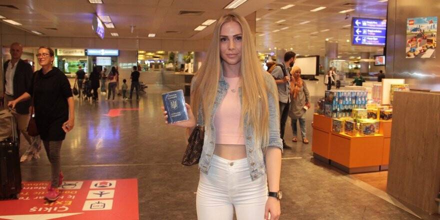 Ukraynalı turist ‘Türkiye’ diyor