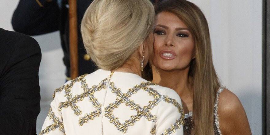 First Lady Macron: “Melania Trump hapis hayatı yaşıyor”