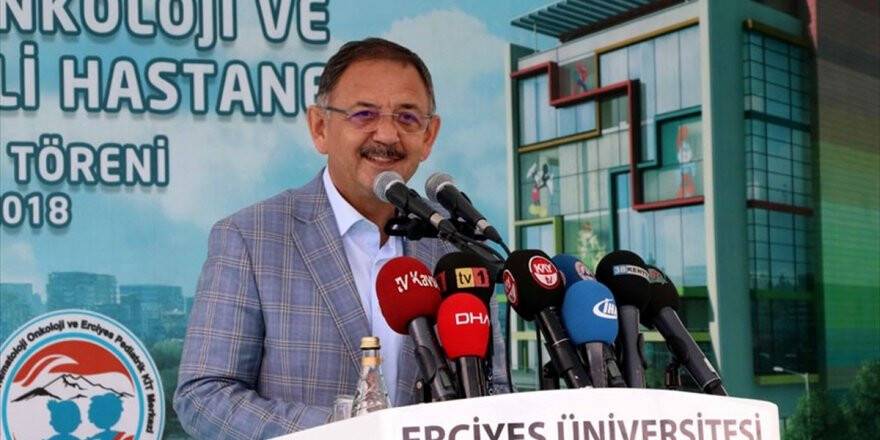 Çevre Ve Şehircilik Bakanı Özhaseki: Kayseri Şehir Hastanesi 5 Yıldızlı Oteller Kadar Lüks