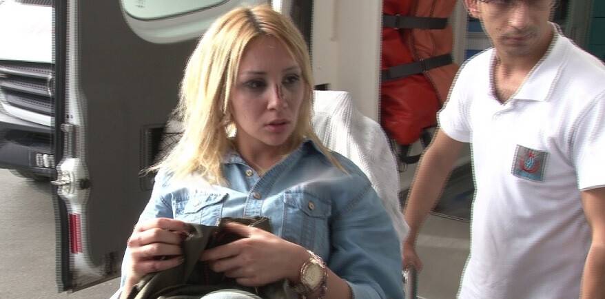 Sevgilisi sabaha kadar dövdü