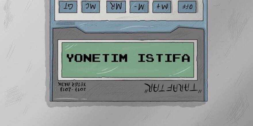 Konyaspor'da karikatürlü istifa çağrısı