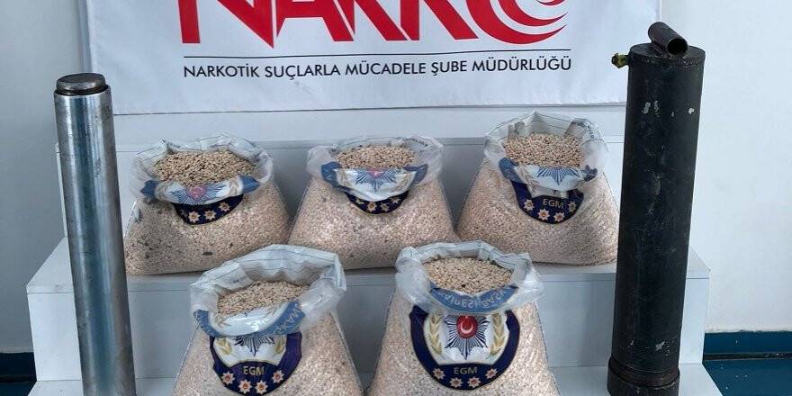 Pistonlarda 350 bin uyuşturucu hap ele geçirildi