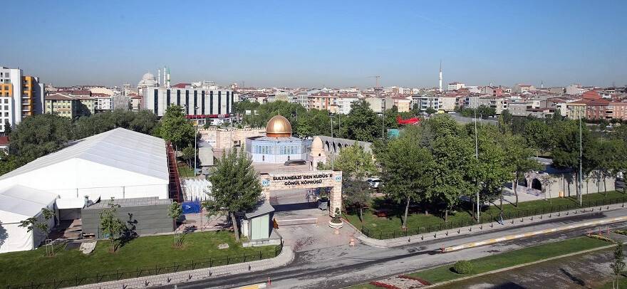 Sultangazi'ye 'Minia Kudüs' kuruldu