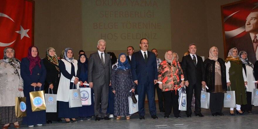 Konya'da 7 bin 645 kişiye okuma yazma öğretildi
