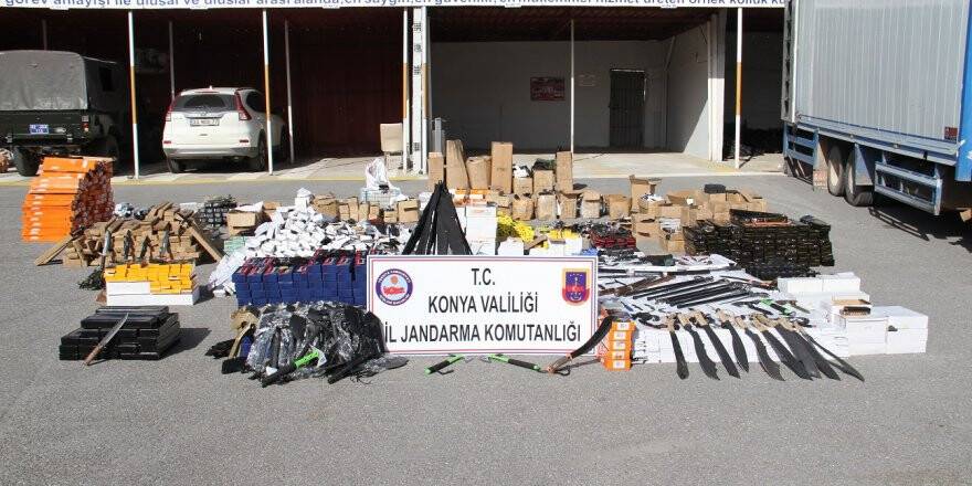 Konya'da Kaçak Silah Operasyonu