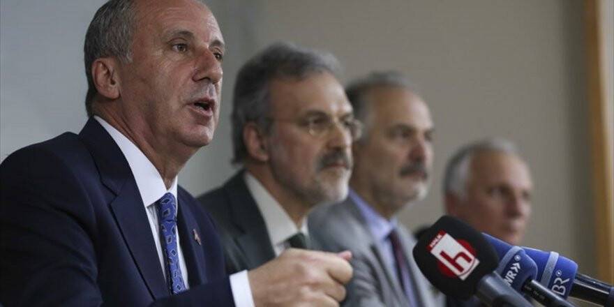 Chp'nin Cumhurbaşkanı Adayı İnce: Solun Birlikteliği Eski Bir Terminoloji