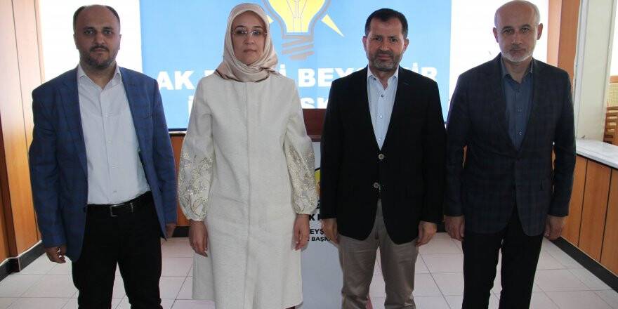  Altunyaldız ve Samancı Beyşehir’de esnafı ziyaret etti 
