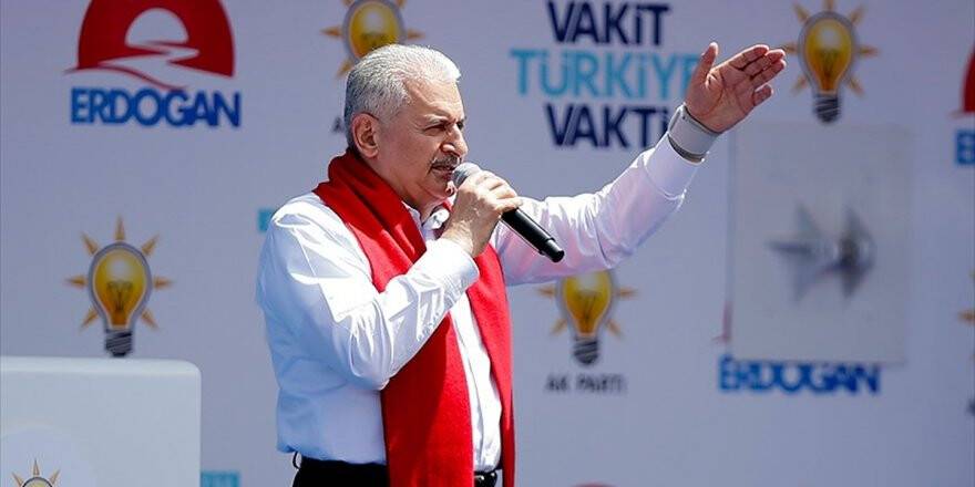 Başbakan Yıldırım: Bunlara Kalsa 16 Yıldır Yapılan Dev Eserleri Balyozla Yok Edecekler