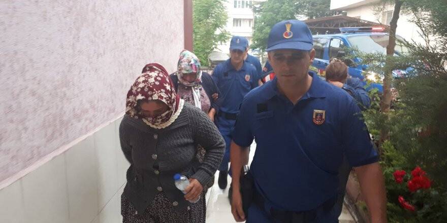 Jandarmaya yakalanan suç makinesi 5 kişi tutuklandı 