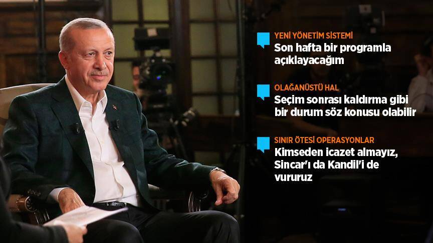 Cumhurbaşkanı Erdoğan Canlı Yayında