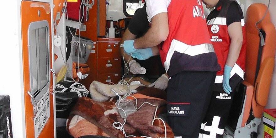 Otomobil takla attı: 2’si ağır 5 yaralı