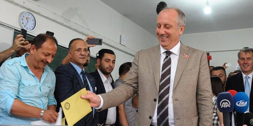 Cumhurbaşkanı adayı Muharrem İnce memleketi Yalova’da oy kullandı