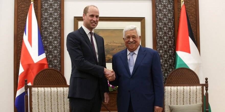 Prens William, Mahmud Abbas ile görüştü
