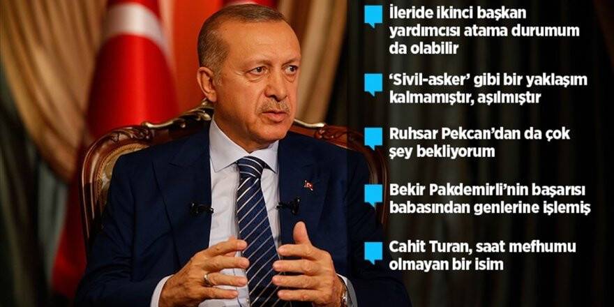 Erdoğan Yeni Sistemin İlk Kabinesini Değerlendirdi