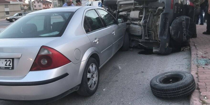 Hocacihan'da aşırı sürat kazayı da beraberinde getirdi