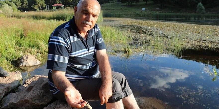 Hastalığına çare arayan bu göle gidiyor
