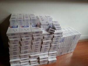 2 bin 870 paket kaçak sigara ele geçirdi