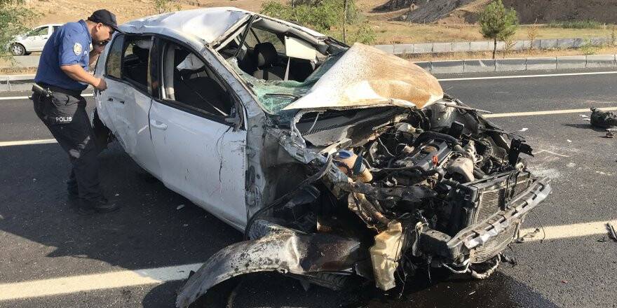 Konya'da Otomobil Devrildi: 1 Ölü