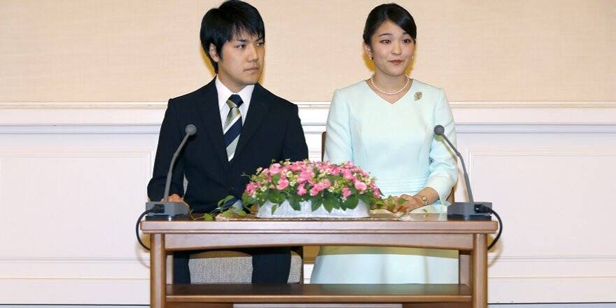 Japon prensesin düğünü parasızlıktan ertelenebilir