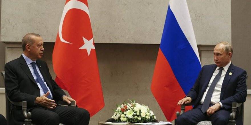 Cumhurbaşkanı Erdoğan İle Putin Görüştü