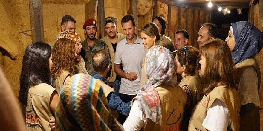 Beşar Esad, Şam’da bir tüneli inceledi