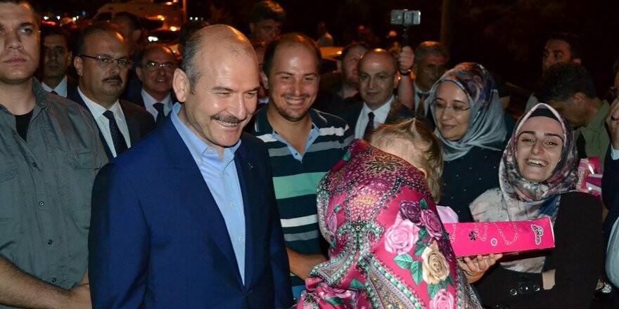Bakan Soylu trafik denetimine katıldı