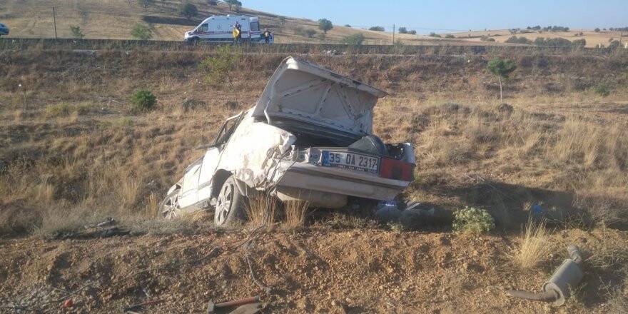Konya'da Otomobil Şarampole Devrildi: 1 Ölü, 4 Yaralı