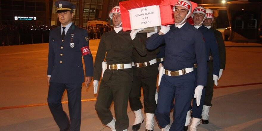 Konyalı Şehit Karağlı’nın cenazesi memleketine getirildi