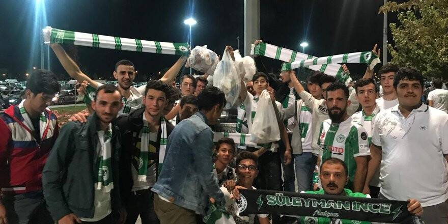 Konyaspor Taraftarından Örnek Davranış
