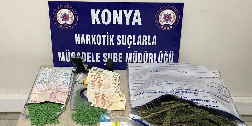 Konya Emniyetinden uyuşturucuya darbe üstüne darbe