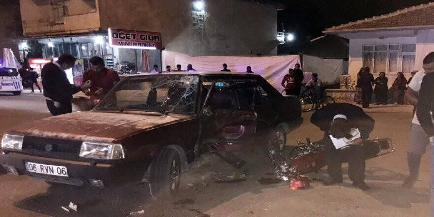 Konya’da trafik kazası: 2 yaralı