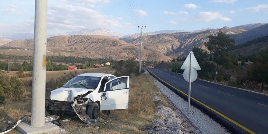 Konya'da trafik kazası: 2 yaralı