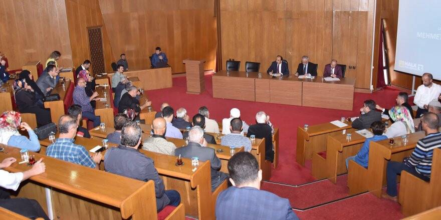 Başkan Altay Şehir İstişarelerinde Vatandaşlarla Buluştu