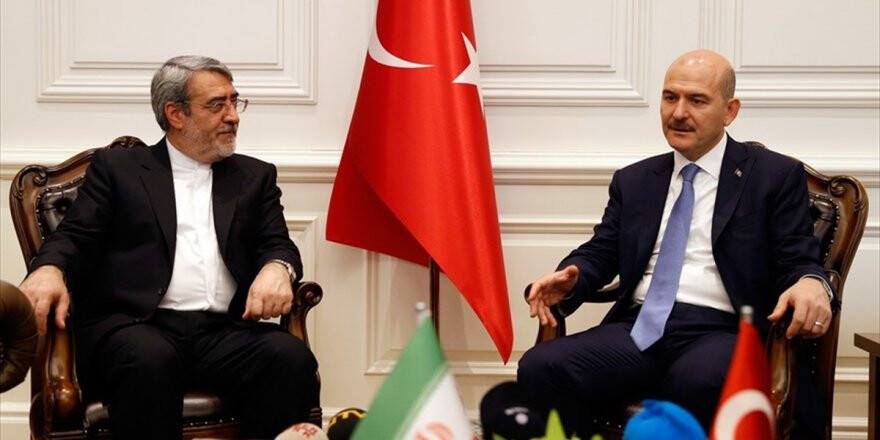 İçişleri Bakanı Soylu İranlı Mevkidaşını Kabul Etti