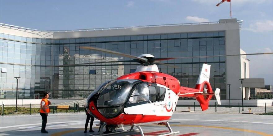 Kayseri Şehir Hastanesi'nde Hava Ambulans Hizmeti Başladı