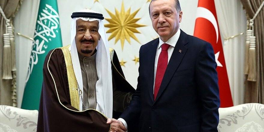 Cumhurbaşkanı Erdoğan Ve Kral Selman Görüştü