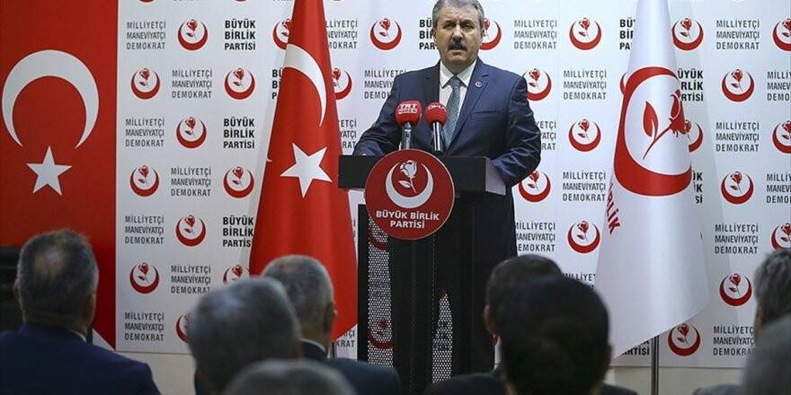 Bbp Genel Başkanı Destici: Cumhur İttifakı Milletin Karar Verdiği Bir Birlikteliktir